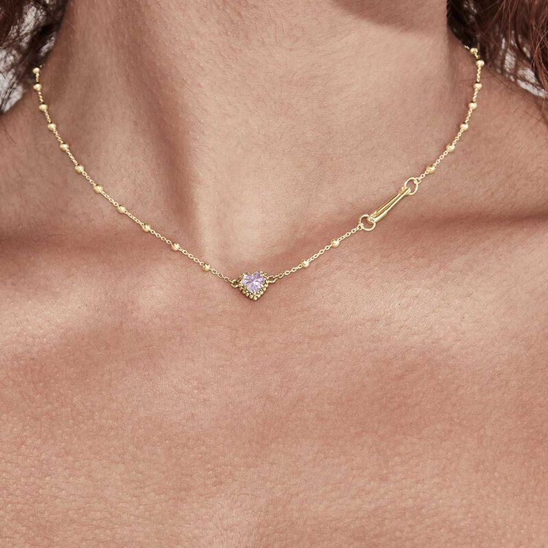 Stolen Girlfriends Club Dahlia's Heart Necklace image number 1